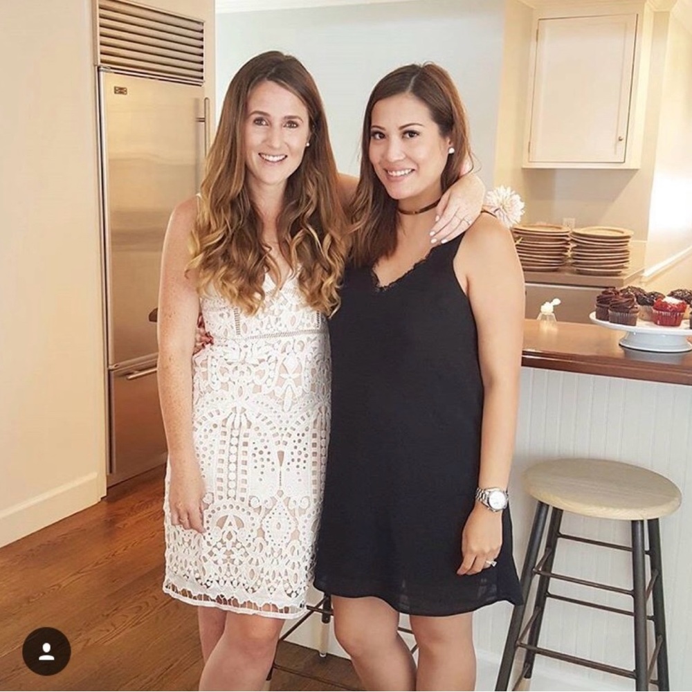 Just Me White Lace Midi Dress - Picture 4 of 5